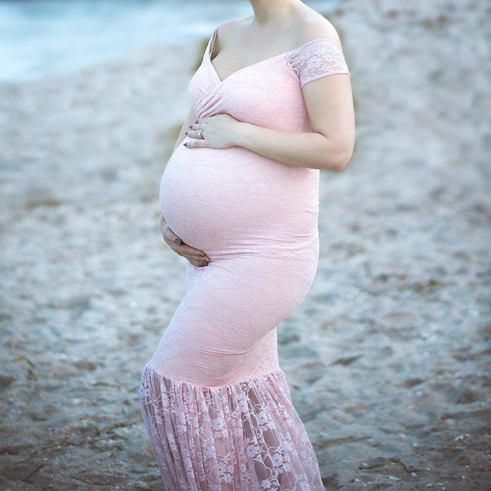 Maternity dress for photoshoot baby shower/events